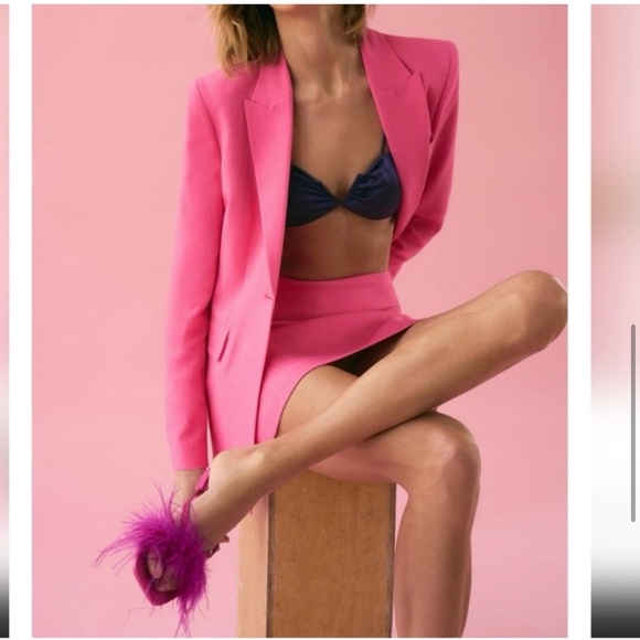 Zara pink skirt set never worn - Picture 3 of 4